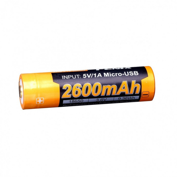 Аккумулятор Li-Ion 2600 мАч Fenix 18650 ARB-L18-2600U