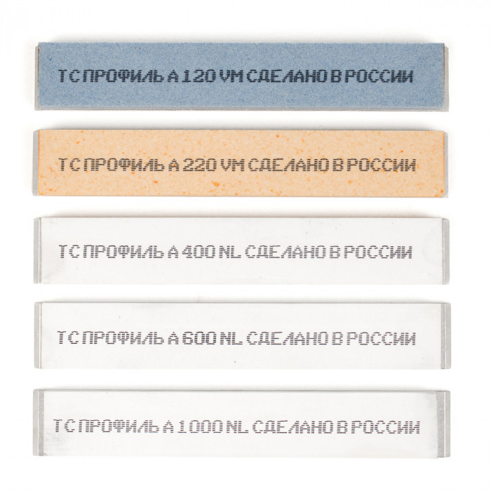 Камни для заточки TSPROF Профиль A, на бланках (5 шт)