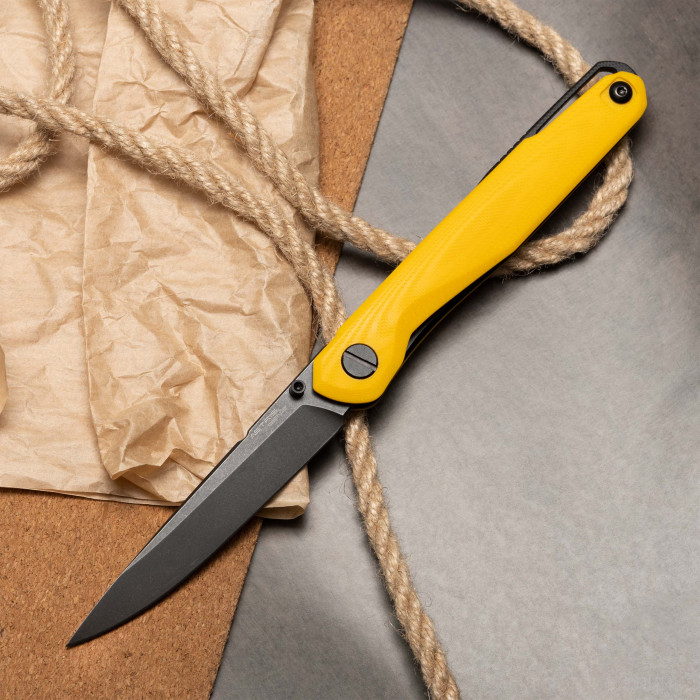 Складной нож Mr.Blade Astris Gen.2 (Black Stonewash, G10 Yellow)