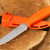 Нож &quot;Вектор&quot; оранжевый (AUS-8, черный, эластрон)