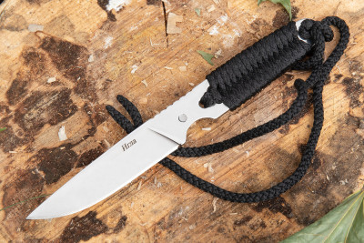 Нож &quot;Игла&quot; (AUS-8, stonewash, шнуровка)
