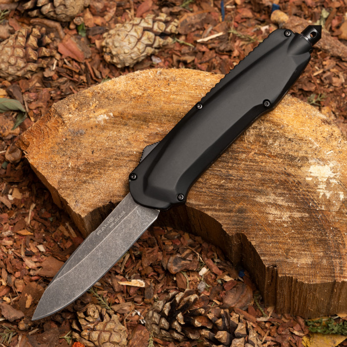 Автоматический нож Rame Black Stonewash