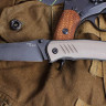 Складной нож Hit Tan Blackwash Mr.Blade 