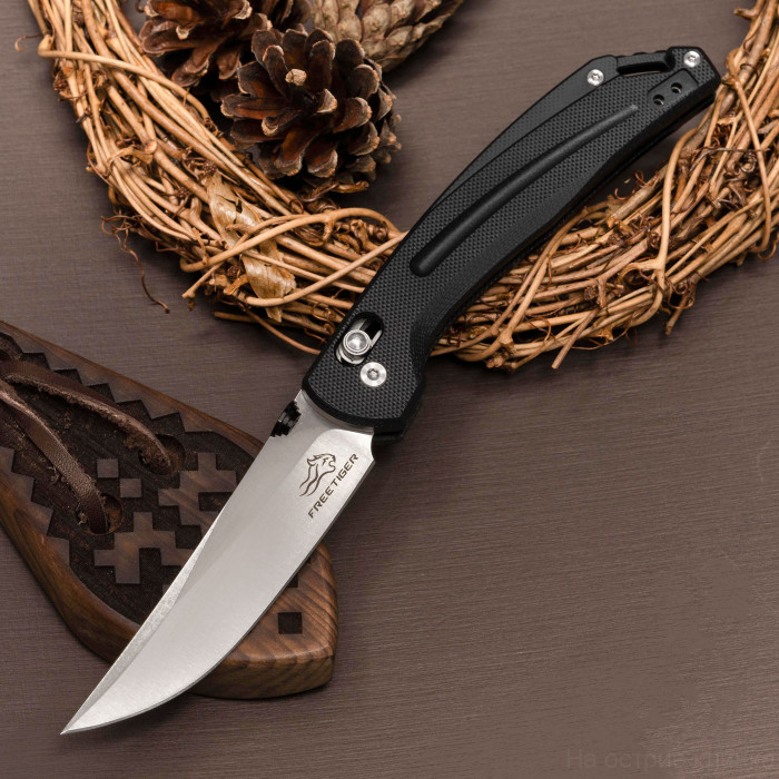 Складной нож Free Tiger D2 Black FT31