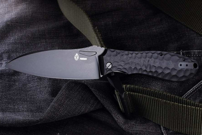 Складной нож Ponomar Folder Black Stonewash Brutalica