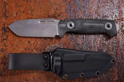 Нож ULTRAS Stonewash micarta N.C.Custom