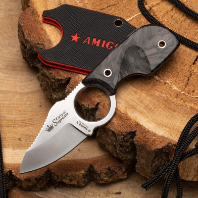 Шейный нож Amigo X CPM S35VN Satin