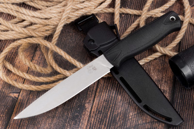 Нож &quot;OTUS&quot; D2, stonewash, эластрон
