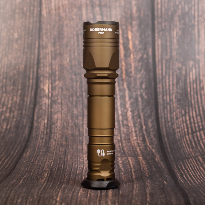 Фонарь Armytek Dobermann Pro Magnet USB Olive Теплый